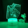 thumbnail image 4 of Luz nocturna LED 3D que cambia de color para niños con diseño de fútbol, 4 of 5