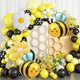 thumbnail image 3 of 8pcs Kit De Globos De Abeja De Margarita Globos Para Fiesta Lab.G, Amarillo, 3 of 5