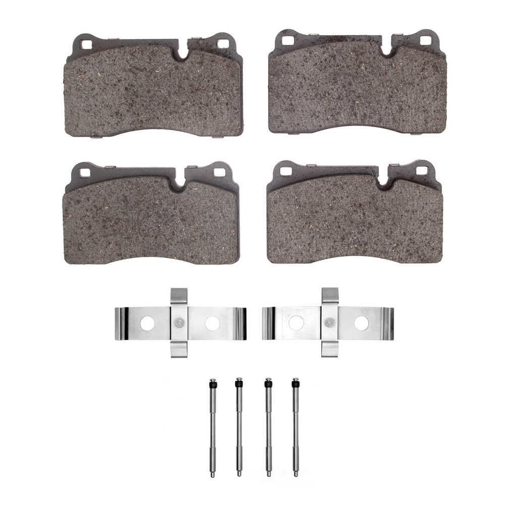 Dynamic Friction Company 1600-1263-01 DFC EURO 5000 Ceramic Brake Pads and Hardware Kit