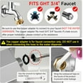 thumbnail image 7 of Automatic Water Dispenser for Dogs, 101oz Outdoor Dog Water Bowl, 304 Stainless Steel Water Feeder for Small to Large Pets, Large Livestock Waterer, Anti-Tipping, Water Auto-Fill, Easy to Clean, 7 of 7