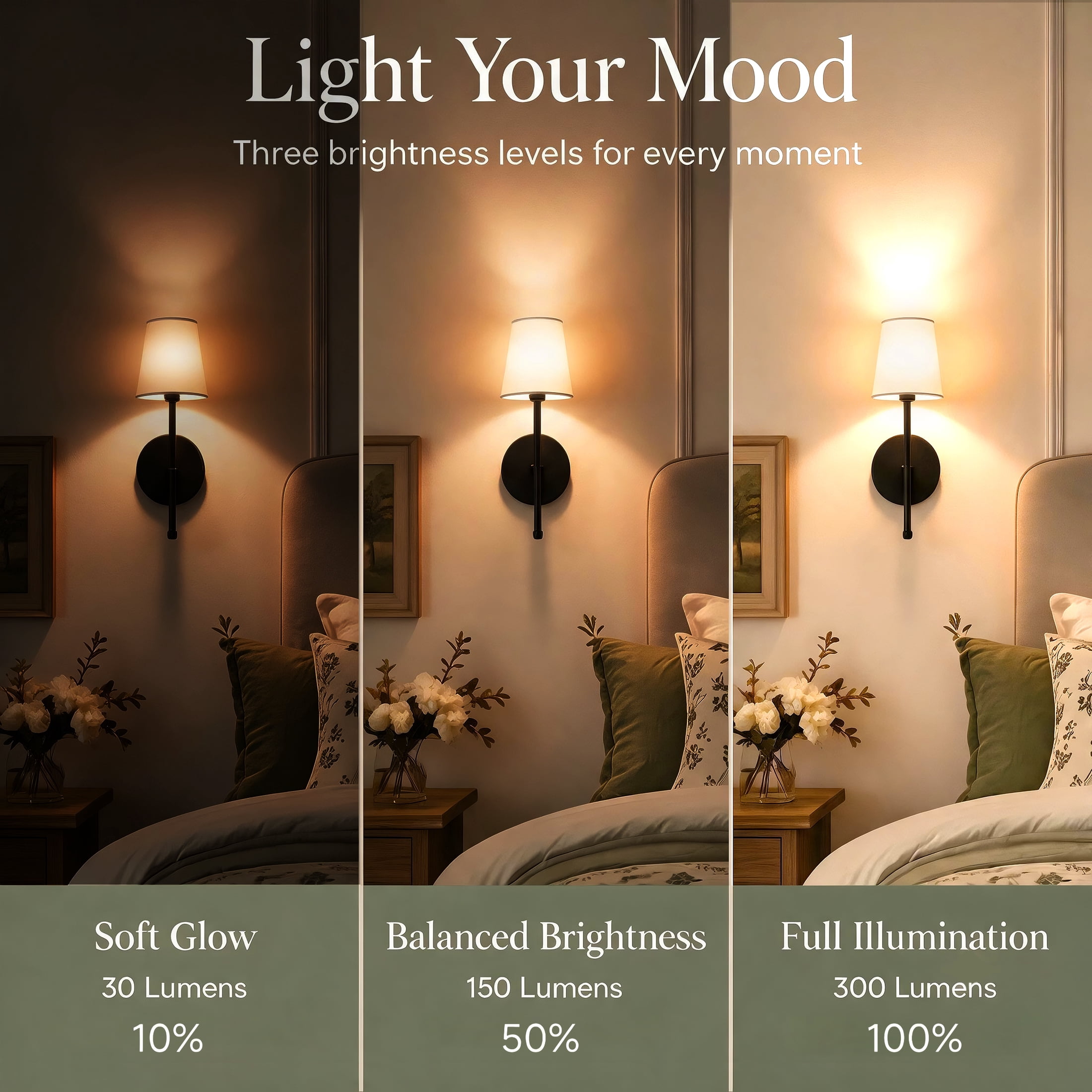 BHG rechargeable Wall Light