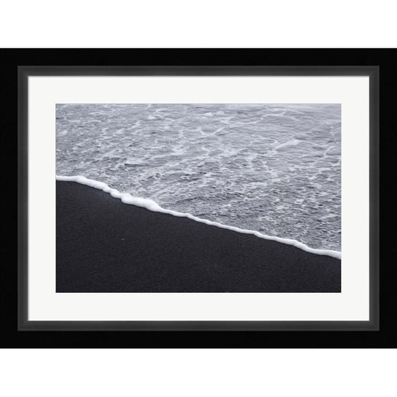 Great Art Now Black Sand No. 2 by Lisa Zinna, Framed Wall Art, 33W x 25H
