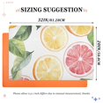 thumbnail image 6 of Yayeee Doormat for Indoor Entrance 32" x 20" Non Slippery Floor Rug, Grapefruit Slices, 6 of 8