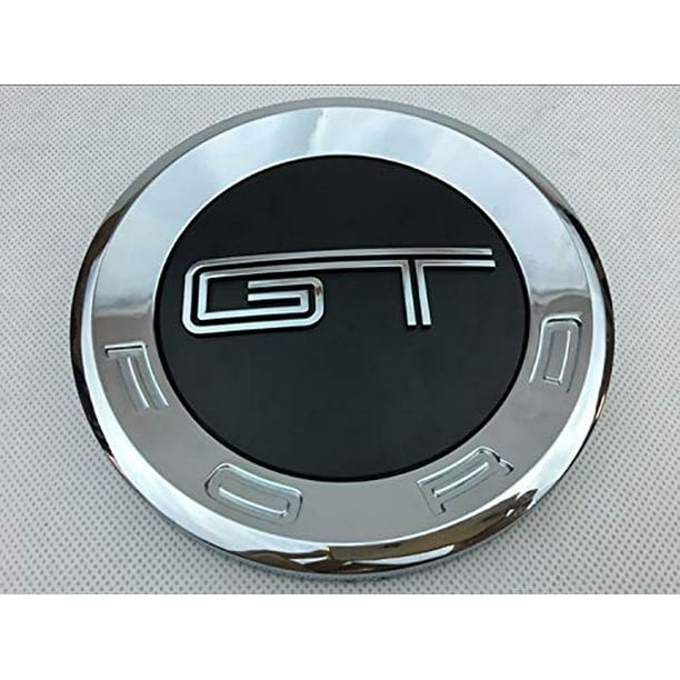 ENPLOY 1PCS Silver 15cm for GT Logo Decklid Emblem 5.9 inch Round Panel ...