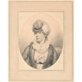 thumbnail image 3 of Henry Edridge 15x18 Black Modern Framed Museum Art Print Titled - Portrait of a Young Lady in a Turban, 3 of 5