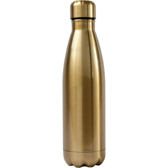 UniVerse, Stainless Steel Water Bottle 16oz/473ml, Sports Water Bottles, Insulated Water Bottle, Gold