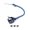 Blue, variant on BLUEWING Blue Water Outrigger Line Lock PRO Hard-Anodized Aluminum Alloy Halyard Lock Pulley, Single Blue