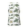 thumbnail image 5 of Haiem Cute Turtle Men Workout Tank Top Gym Bodybuilding Sleeveless Muscle T Shirts Athletic Tank Breathable Workout Shirt-Large, 5 of 9