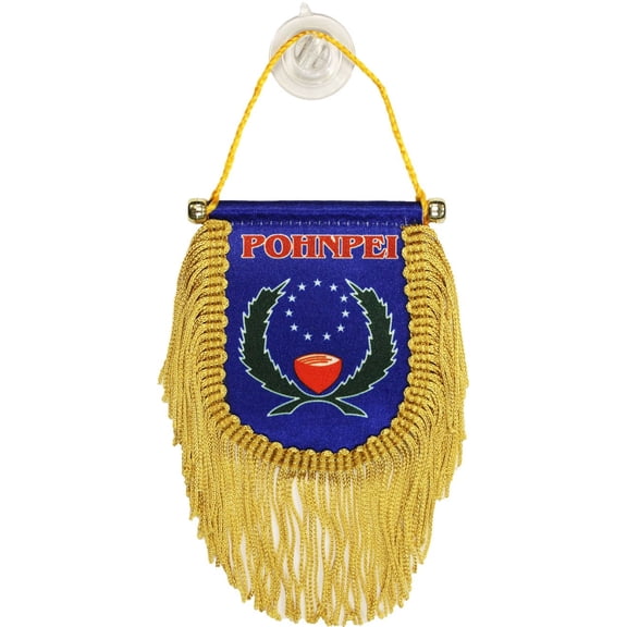 Pohnpei Window Hanging Flag (Shield)