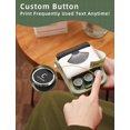 thumbnail image 4 of Máquina etiquetadora Makeid Q1 con cinta - Etiquetadora portátil con Bluetooth para el hogar y la oficina - Compatible con Apple iOS y Android - Impresiones nítidas, plantillas y fuentes personalizada, 4 of 5