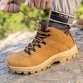 thumbnail image 3 of CC-Los Men Waterproof Hiking Boots Outdoor Mid Top Trekking Lightweight Non Slip Boots 7.5-14, 3 of 8