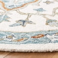 thumbnail image 3 of Safavieh Heritage Kagan Oriental Area Rug, Ivory/Blue, 6' x 6' Round, 3 of 11