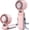 Pink, variant on Portable Handheld Fan with Ice Cooling - 5 Gear High Speed Personal Turbo Fan Rechargeable, Up to 13 Hrs, Mini Hand Fans for Travel Essentials, Beach Vacation, Gifts for Women, Men