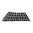 thumbnail image 2 of Ahgly Company Indoor Round Abstract Gray Modern Area Rugs, 6' Round, 2 of 4