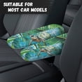thumbnail image 3 of Yuyamidu Sea Turtle Car Armrest Covers Palm Leaves Seat Arm Rest Protector Accessories One Pair Car Armrest Decor for Auto Truck Van Car Front Seat Armrest Cover, 3 of 7
