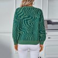 thumbnail image 3 of Juslio Womens Sweaters Pullovers Lightweight Sweaters Crew Neck Long Sleeve Knit Green, 3 of 9