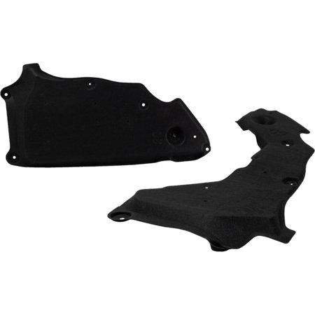 Pair Engine Splash Shields Set of 2 Rear Driver & Passenger Side Left Right