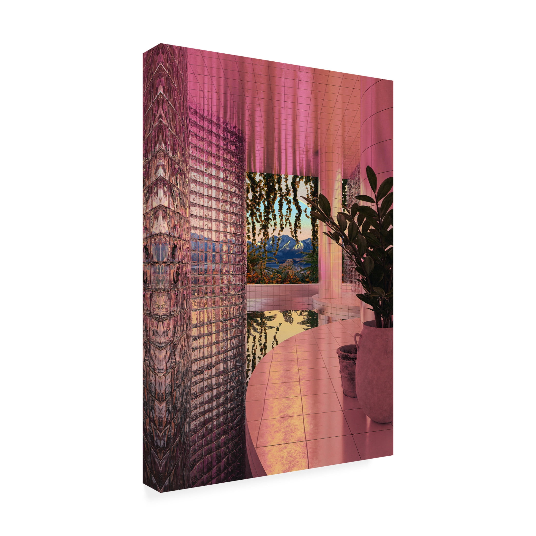 Trademark Fine Art DEKIMBE MURRAY  INDOOR POOL Canvas Wall Art