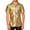 Gold@GC@, variant on CONZONE Mens Buttons Down Shirts Short Sleeve Shirts For Men Trendy Metallic Shiny Lapel Soft Lightweight Tops