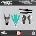 thumbnail image 4 of Kalair GFX Graphics Kit for Husqvarna ENDURO 2-STROKE TE150, TE250 and TE300 (2020-2023) Razor Series, 4 of 5