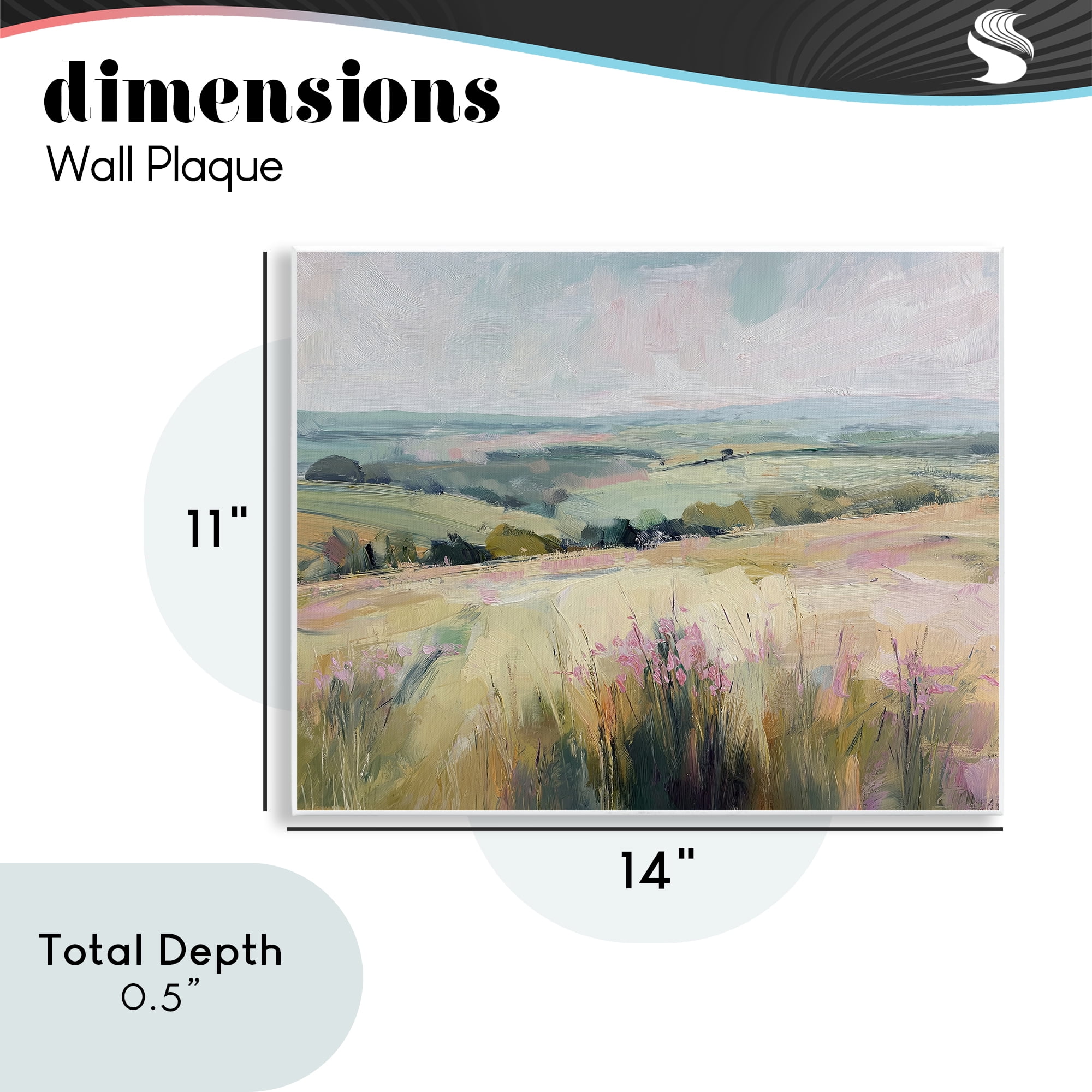 Stupell Industries Summer Meadow Viewpoint Wall Plaque Art, design by Svetlana Aleynikova