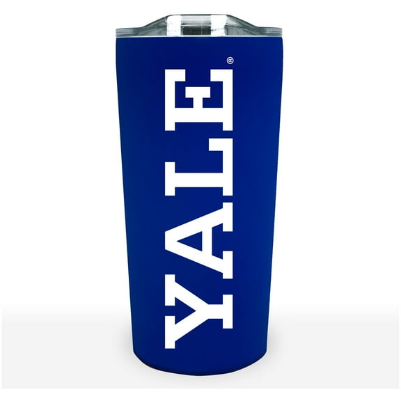 Yale Bulldogs 18oz. Stainless Steel Soft Touch Tumbler
