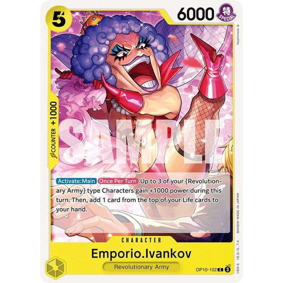 One Piece Royal Blood Common Emporio.Ivankov OP10-102