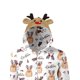 thumbnail image 4 of Pijama navideño familiar a juego de reno Fiomva, talla bebé, niño y adulto., 4 of 8
