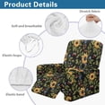 thumbnail image 5 of Kuiaobaty Sunflower Strawberry Recliner Chair Cover Large Reclining Sofa Slipcover Breathable Recliner Couch Cover Washable Reclining Slipcover with Pocket for Pets, 5 of 8