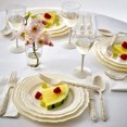thumbnail image 2 of PLASTIC PLATES FOR WEDDING RECEPTION | Cream | 10.25” | 20 PC, 2 of 2