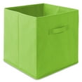 thumbnail image 2 of Casafield Set of 6 Fabric Storage Cube Bins, Lime Green - 13" Collapsible Foldable Cloth Baskets for Shelves and Cubby Organizers, 2 of 7