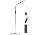 thumbnail image 2 of Modern LED Lamp, Reading Light, High Brightness EU Plag 110-240V Black Floor Light, Remote Control Lamp, For Reading Working US Plug, 2 of 8