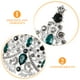 thumbnail image 3 of Tiara de boda con cristales, corona de reina de cumpleaños para mujer, corona de diamantes de imitación para fiesta nupcial, corona de desfile, accesorios para el cabello de boda para novias., 3 of 5