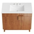 thumbnail image 6 of Modway Miles 36” Bathroom Vanity in White Walnut, 6 of 11