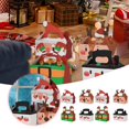 thumbnail image 1 of Holiday Handheld for Events & Parties Durable Cardstock Construction with Water- Polyester Coating Festive Christmas Print Portable Presentation 8PCS, 1 of 6