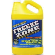 Freeze Zone Yellow Radiator Additive 128 oz , Anti-Rust Lubricant, Formula for Tropical Use Only