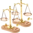thumbnail image 3 of KAKOWELY 2 piezas de modelo de equilibrio en miniatura de metal, micropaisaje, decoraciones, juguete para niños, 3 of 4
