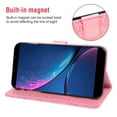 thumbnail image 4 of Asuwish Compatible with Hot Pepper Serrano 3 Wallet Phone Case and Tempered Glass Screen Protector Flip Credit Card Holder Stand Mandala Flower Cell Cover for HPP-L55B HPPL55B Women Men Pink, 4 of 8