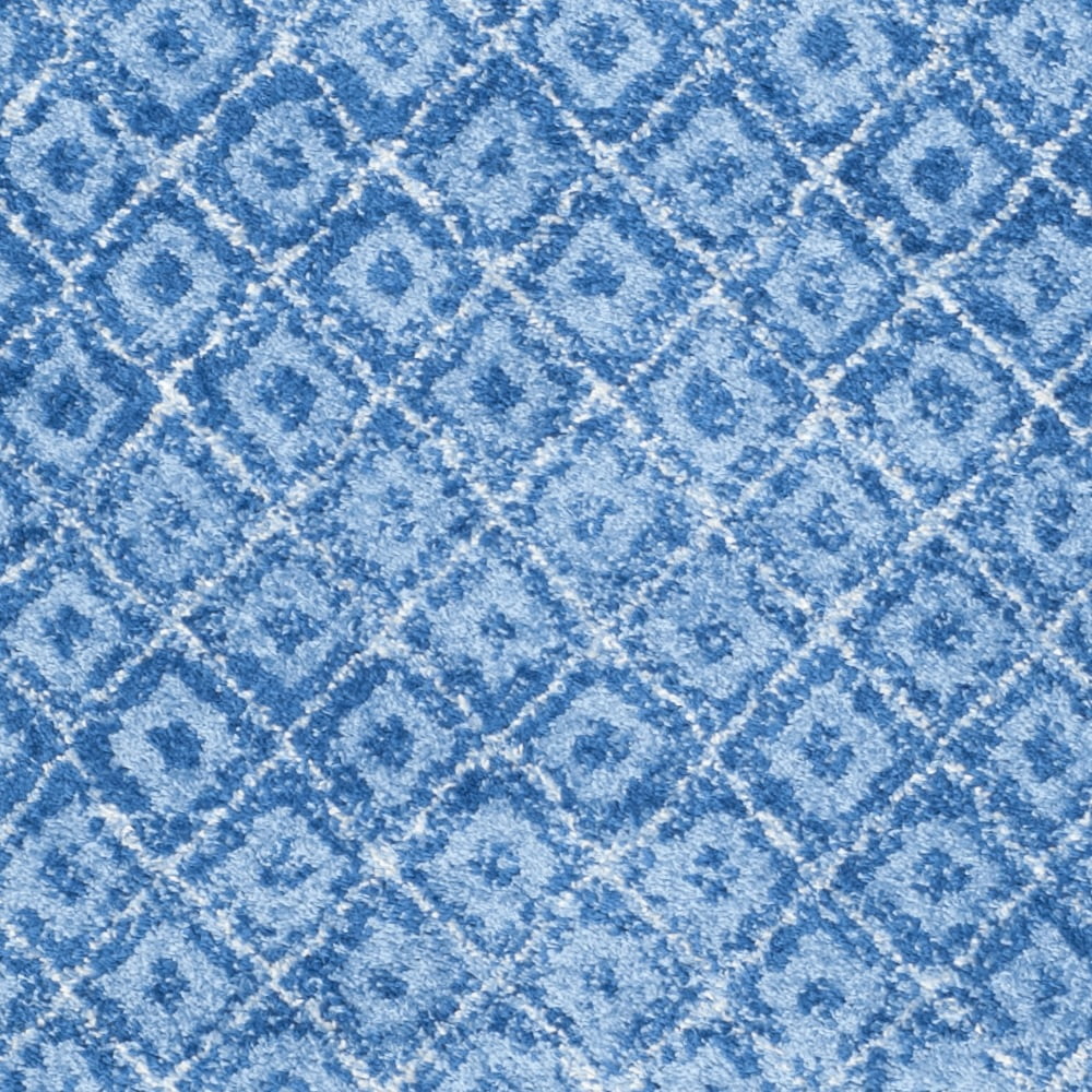 SAFAVIEH Adirondack Royston Traditional Runner Rug, Light Blue/Dark Blue, 2'6" x 22'
