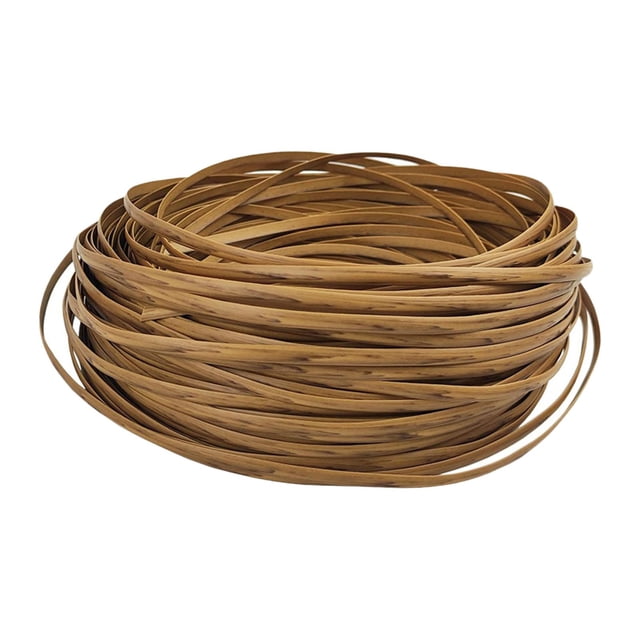 Kit de reparación de mimbre de 36,5 m (), kit de tejido de cestas, suministros para proyectos de manualidades, decoración, material de tejido Marrón claro