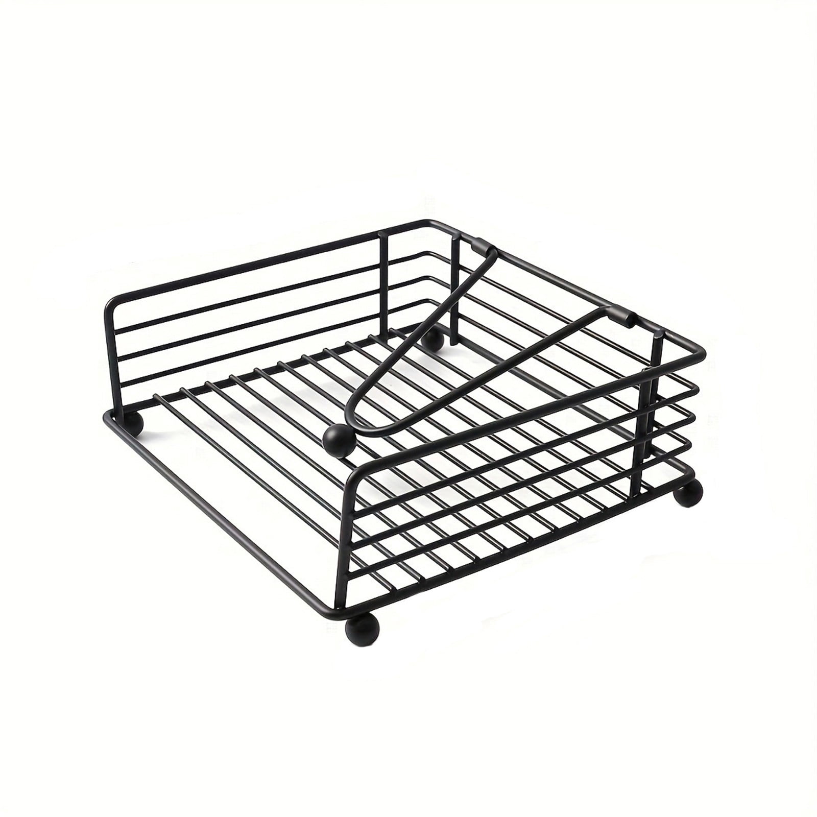 Inerposs Iron Napkin Holder, Metal Tissue Storage, Decorative Tissue Dispenser, Stylish Paper Napkin Organizer for Home, Café, and Restaurant