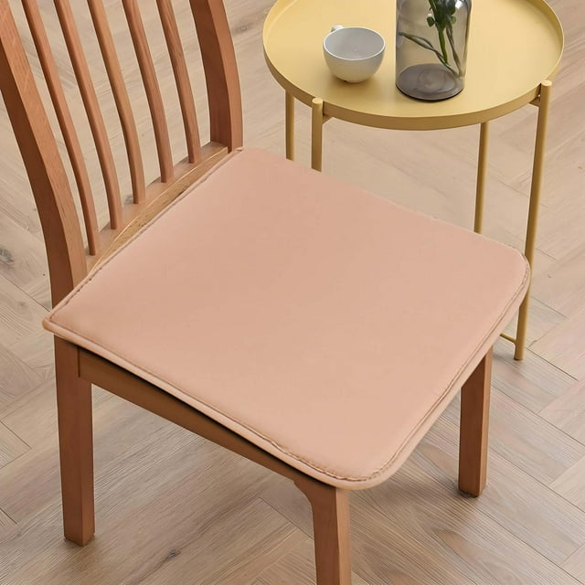 Xihbxyly Cojín de Esponja para Asiento, Cómodo Material de Poliéster, Diseño de Color Liso, Versátil para Sillas de Comedor y Mesas de Estudio, Práctico Adorno para El Hogar, Juego de Cojines para Es