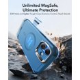 thumbnail image 2 of Funda de teléfono ESR para iPhone 16 con soporte, MagSafe, azul claro, 2 of 8