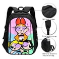 thumbnail image 3 of The Powerpuff Gi-rls Travel Backpack With Usb Charging Port Multifunctional Knapsack Computer Bag Large Capacity Backpack Daypack, 3 of 7