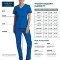thumbnail image 2 of Cherokee Women's Snap Front Scrub Jacket with 3 Pockets and Knit Cuff - WW340, 2 of 8