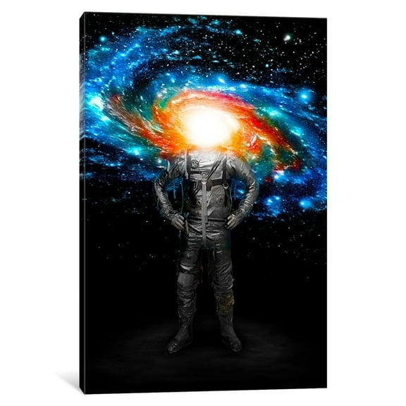 iCanvas  "Mr. Galaxy, Colored" by Nicebleed Canvas Print