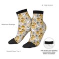thumbnail image 6 of Rocae Music Dancing Cat for Premium Adult Socks,Comfortable, Breathable, and Durable Socks, Perfect for Everyday Wear, 6 of 7