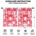 thumbnail image 2 of Blackout Kids Curtains,Red Mushroom Pattern Pink Pattern Childrens Insulated Curtains Set Of 2,Bedroom Essentials,Toddler Room Decor 42"x54", 2 of 5