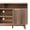 Walnut - 4 Shelves, variant on Ktaxon Modern Fluted TV Stand for 55/60/65" TVs, Wood Entertainment Center with 2 Doors and 4 Open Shelves Storage for Living Room, Home, Natural
