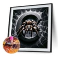 thumbnail image 2 of Pintura de diamante 5D DIY taladro redondo completo araña letra C decoración arte artesanía 30x30cm, 2 of 7